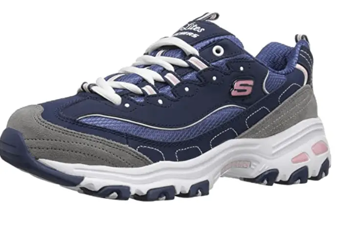 Skechers womens Lace-up Sneakers – Walking Shoes for Tailor’s Bunions with Wide Toe Box