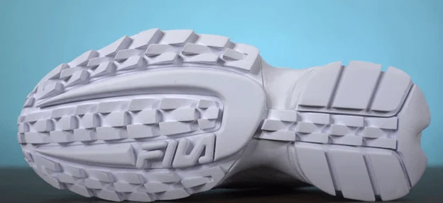 outsole of Fila shuffler shoes