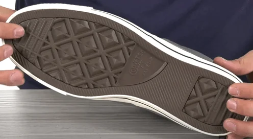 outsole of Converse shoes for shuffle dancing