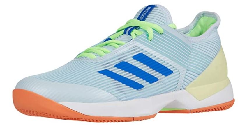 Adidas womens Adizero Ubersonic 3 – Breathable Tennis Shoes with Wide Toe Box for Bunions