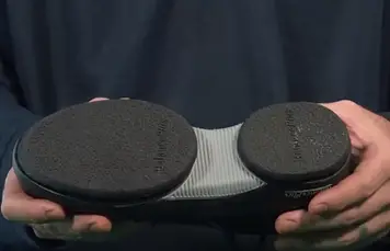 grip pods of curling shoes