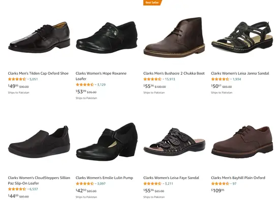 clarks shoes discount on amazon