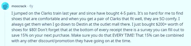 clarks shoes deal