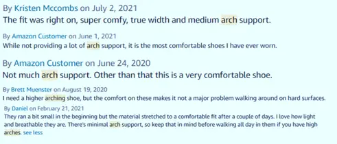 arch support reviews of hey dude shoes