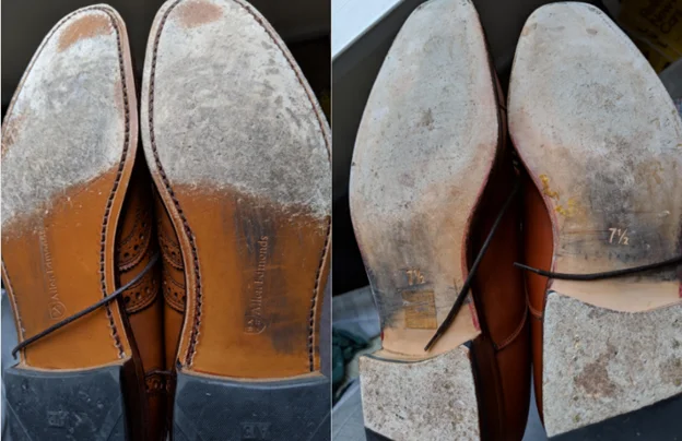 comparison of sole quality between allen edmonds and meermin shoes