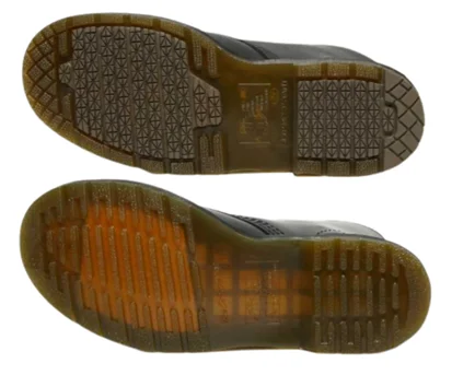 Non-slip Dox Martens have GripTrax treads pattern on the outsole