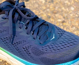 hoka clifton 7 shoes have lightweight open-engineered mesh